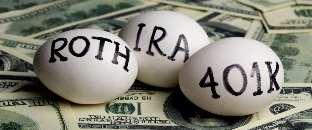 401k, IRA, and Roth IRA